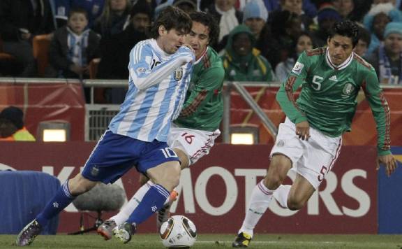 2010世界杯 1/8决赛 阿根廷（3-1）墨西哥 梅西助攻