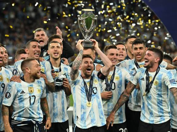 2022欧美超级杯 意大利（0-3）阿根廷 梅西2助攻获全场最佳